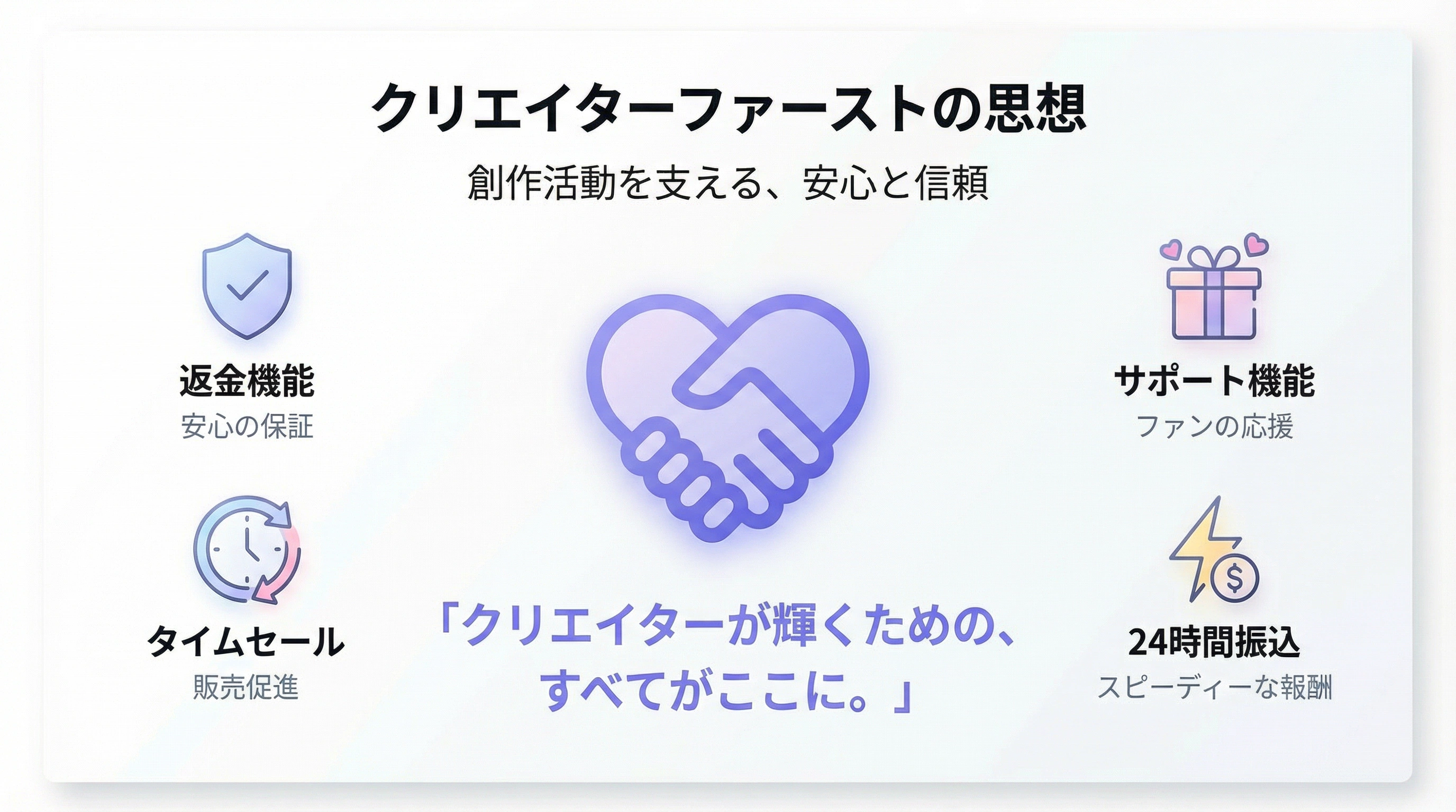 クリエイターファーストの思想